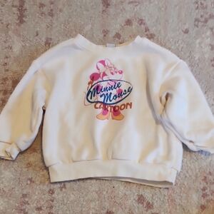 Old Navy Minnie Mouse Kids Sweatshirt - Cream